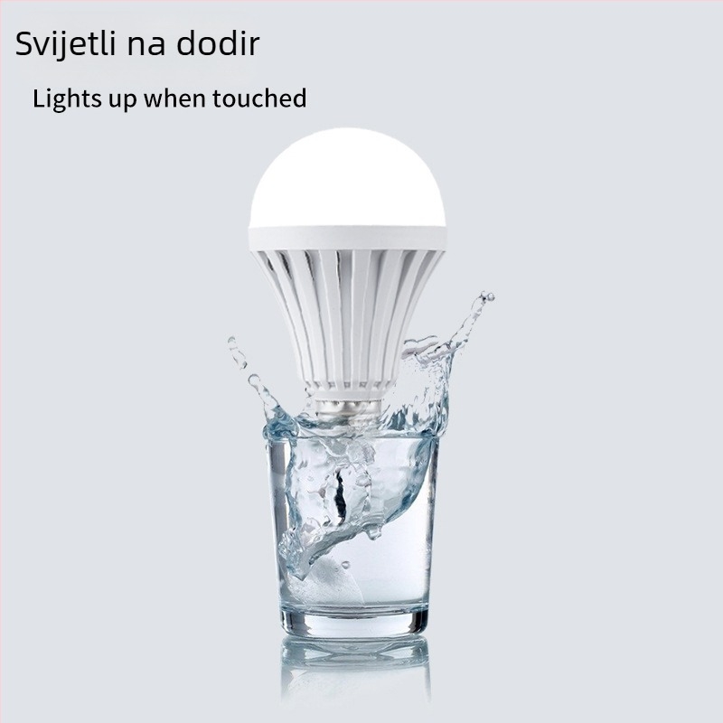 LED nužna žarulja tip ploča s ugrađenom punjivom baterijom, B22 priključak, snop svjetla 230°, 120–135 lm/W, CRI 80–90, IP30, bez dimmera, 2 godine jamstva