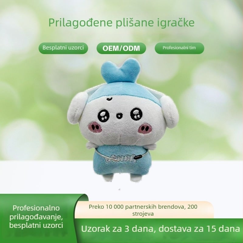 Prilagođeni plišani medo u stilu fakulteta, slatka kombinacija medvjeda i jelena, privjesak kao dar studentima i djevojkama