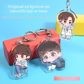 Akrilni privjesak za ključeve — prilagođeni, kreativni DIY, anime likovi