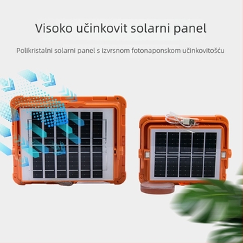 Solarna prijenosna rasvjeta – punjiva, višenamjenska vanjska lampa za kampiranje i dvorište