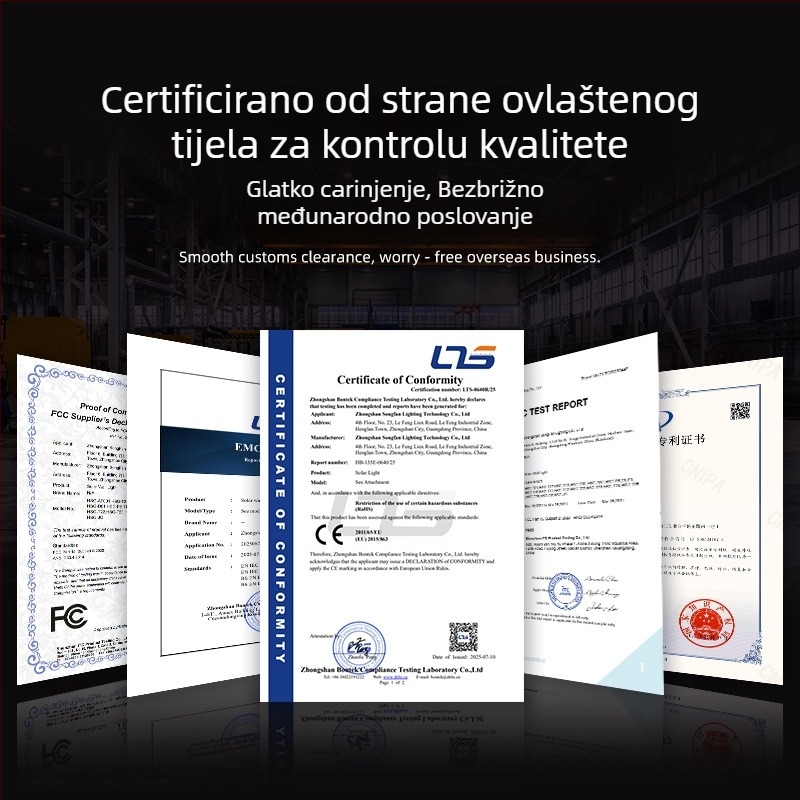 Solarnim LED svjetlima za stepenice, kutna svjetla za staze, vanjska vodootporna rasvjeta uz ogradu