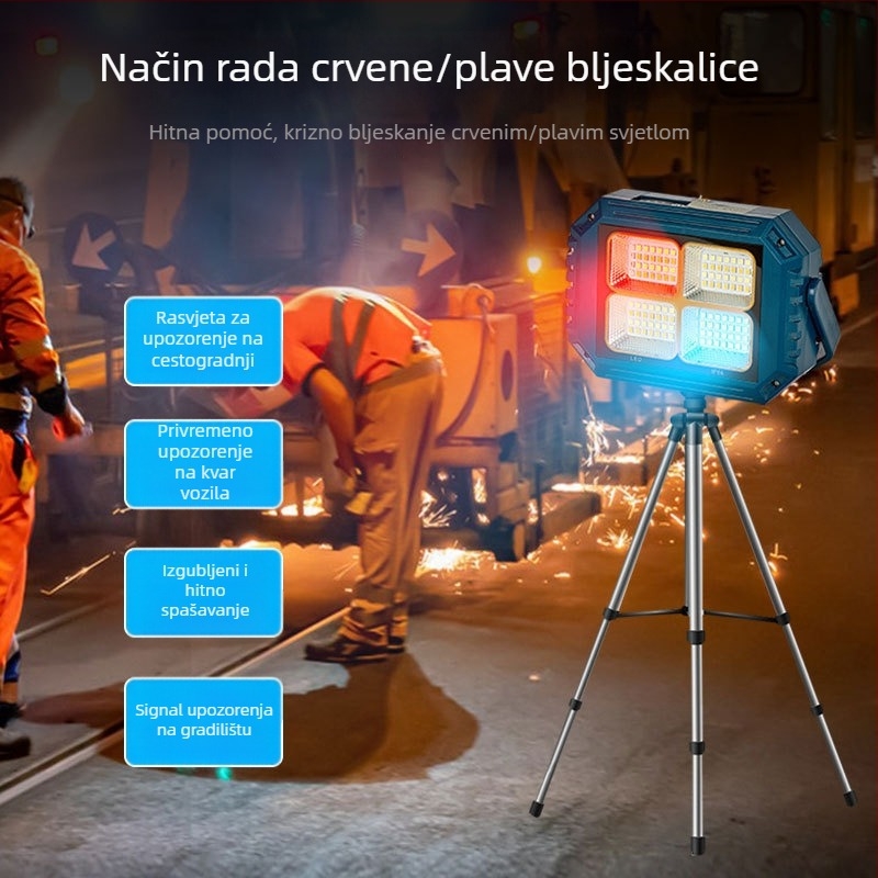 Solarna LED kamp lamp za vanjsku upotrebu, kućno nužno osvjetljenje, retro dizajn, IP66, visoka svjetlosna snaga