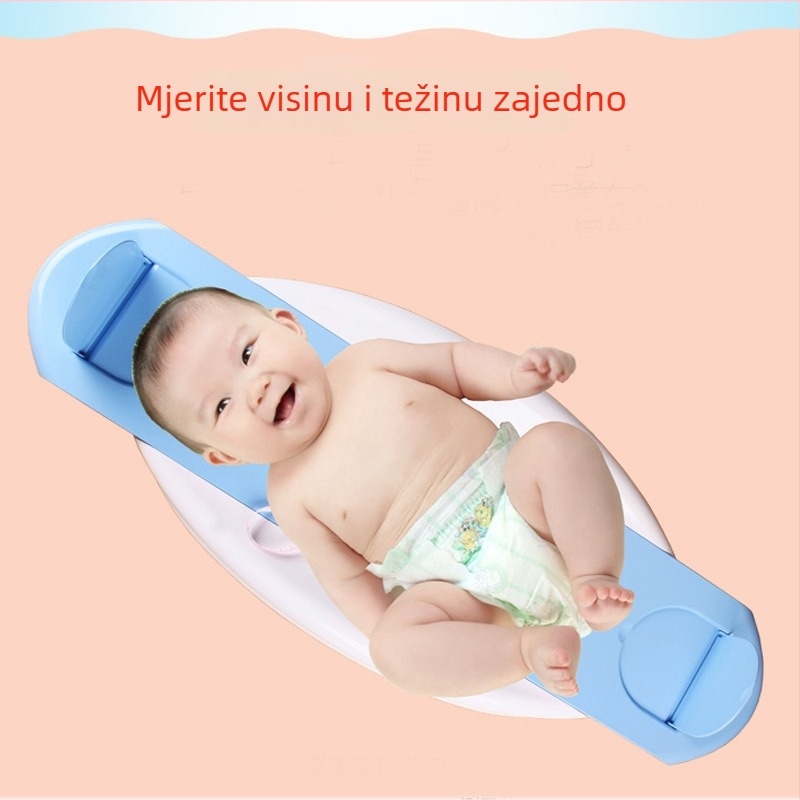 Digitalna dječja vaga za mjerenje visine i težine – kućna vaga za bebe