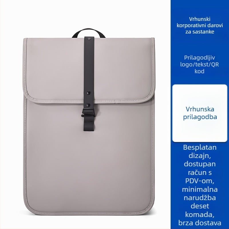 Premium muški poslovni ruksak za međunarodna putovanja, gradski dizajn, s prilagođenim logotipom, ruksak za 16-inčni prijenosnik