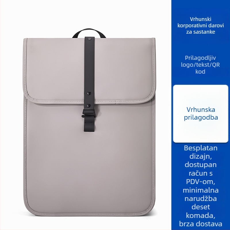 Premium muški poslovni ruksak za međunarodna putovanja, gradski dizajn, s prilagođenim logotipom, ruksak za 16-inčni prijenosnik