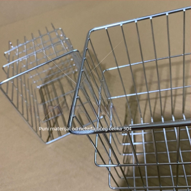 Koš od nehrđajućeg čelika 304 – kupaonica, kuhinja i stolni organizator za grickalice i sitnice