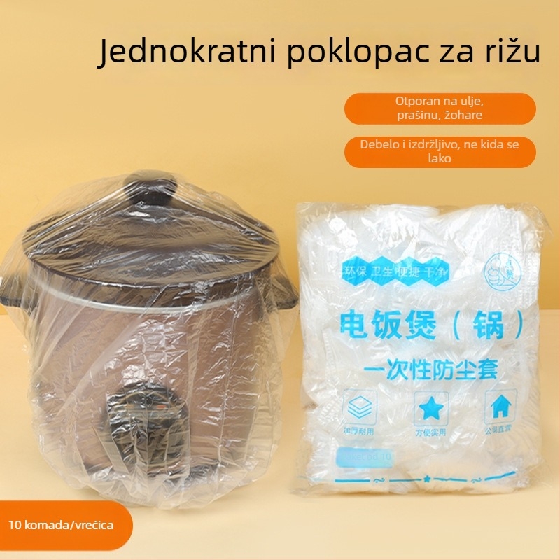 Jednokratni zaštitni poklopac za prašinu za kućanske uređaje: kuhalo za rižu, mikrovalna pećnica i air fryer – ekstra velika