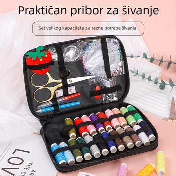 Prijenosni šivaći set s držačem za igle i šivaćim alatima za kućnu upotrebu i putovanja
