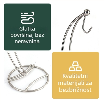 Nordijski viseći koš za banane, minimalistički dizajn, stalak za voće i povrće od ugljičnog čelika