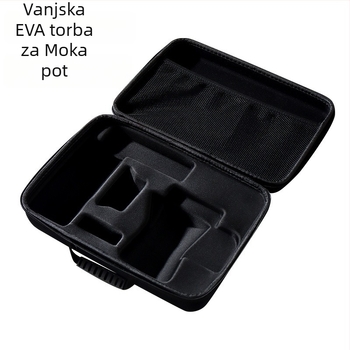 Vanjska prijenosna moka posuda s EVA torbom za pohranu, kućni aparat za kavu i mljevenje kave, kamping oprema