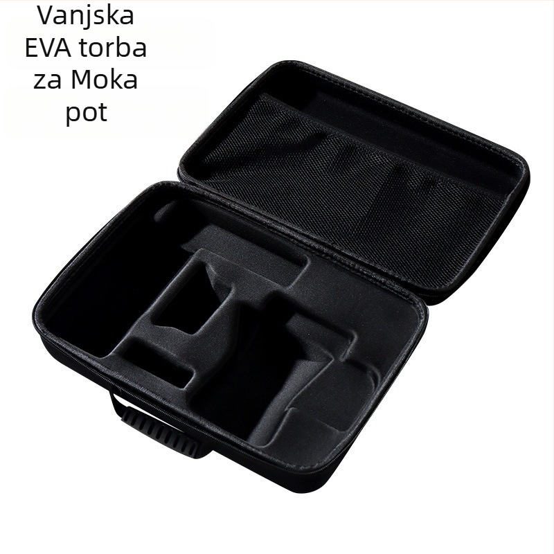 Vanjska prijenosna moka posuda s EVA torbom za pohranu, kućni aparat za kavu i mljevenje kave, kamping oprema