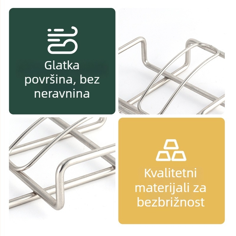 Željezni umjetnički držač papirnatih ručnika, kvadratnog oblika, kutija za salvete, kuhinjski organizator