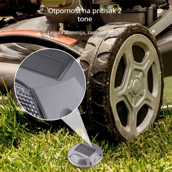 Solarne podzemne vanjske lampe za stepenice, dvorište i travnjak – LED dekorativne svjetiljke IP65