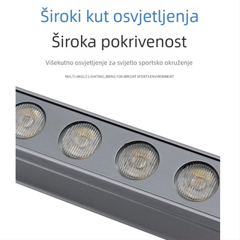 RGB vanjska svjetiljka za pranje zidova, 12W, 24V, IP65, aluminijsko kućište, 1800–6000K, 800 lm