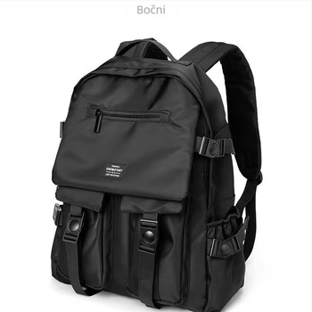 Unisex ruksak velikog kapaciteta za učenike i studente, vodootporan Oxford materijal, street fashion stil, za 15-inčni laptop, 20–35 L, podstava od poliestera, zakrivljene naramenice