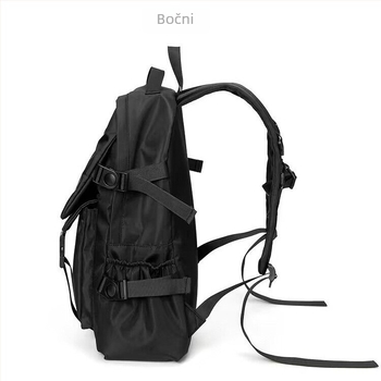 Unisex ruksak velikog kapaciteta za učenike i studente, vodootporan Oxford materijal, street fashion stil, za 15-inčni laptop, 20–35 L, podstava od poliestera, zakrivljene naramenice