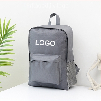 Unisex lagani ruksak za prijenosno računalo od 15 inča, gradski minimalistički stil, kapacitet ispod 20 L, Oxford platno, vodootporan
