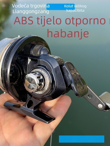 Star 39 komplet za pecanje s metalnom parittyom i navijačem, velika kapaciteta linije, bez zaplitanja