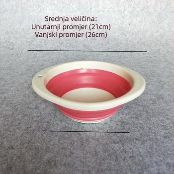 Sklopiva posuda za ribolov i bazen za opremu za vanjski ribolov i mamce