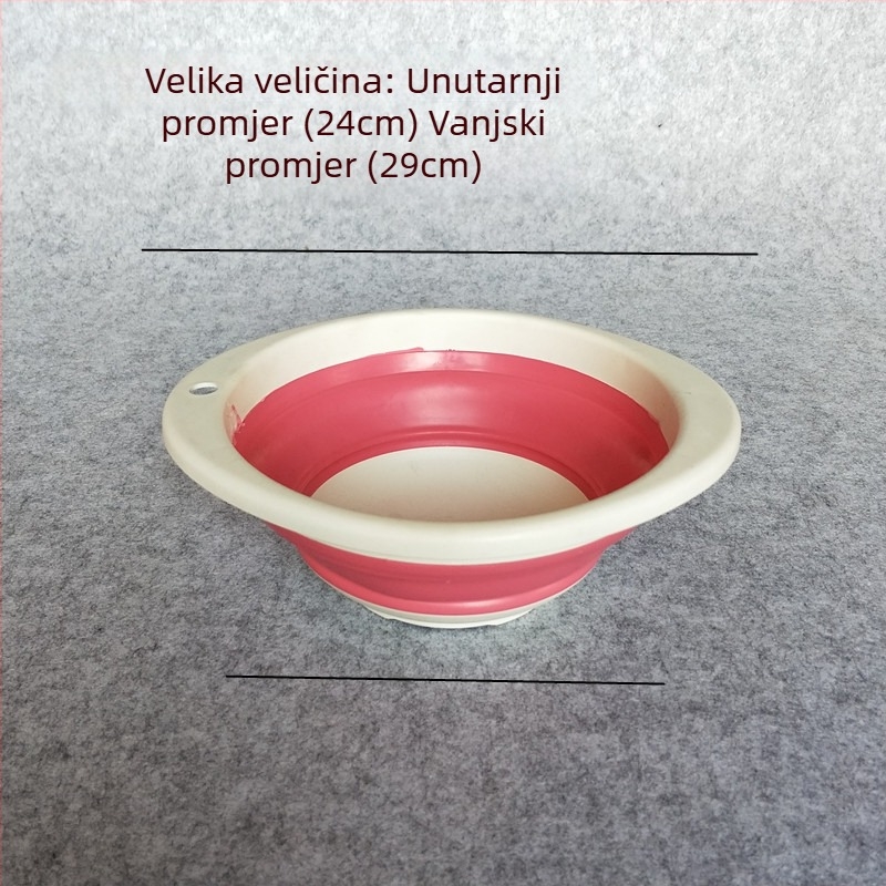 Sklopiva posuda za ribolov i bazen za opremu za vanjski ribolov i mamce