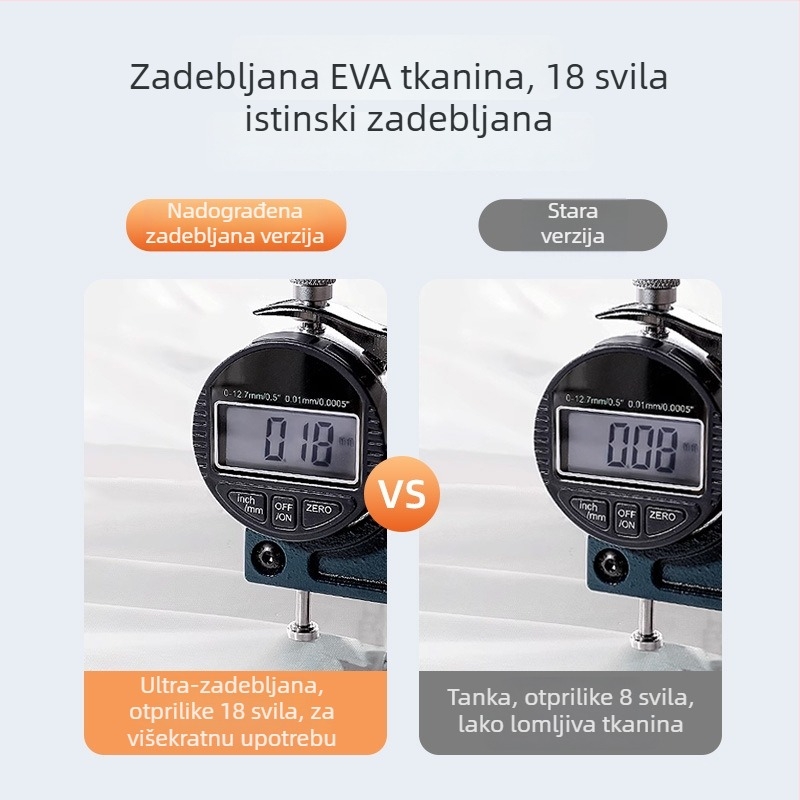 Dječji EVA kišni kaput-pončo, jednoplošni, debeli i produženi, za djecu od 3 do 6 godina
