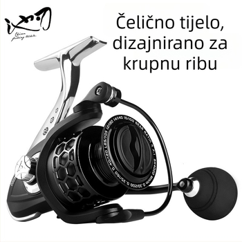 Potpuno metalni spinning navijač za morski ribolov – dugi dometi bacanja