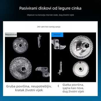 Dequ ultra lagani karbonski spining kolut, metalno tijelo za varalice, visoka brzina, otporan na slanu vodu