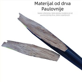 Drveni plovak za morski ribolov, vertikalni drift, dugi domet, 50 g