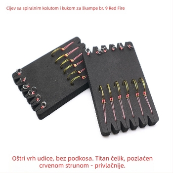 Set kuka za škamp Nr. 9 s uravnoteženim prstenom, bez bodlja