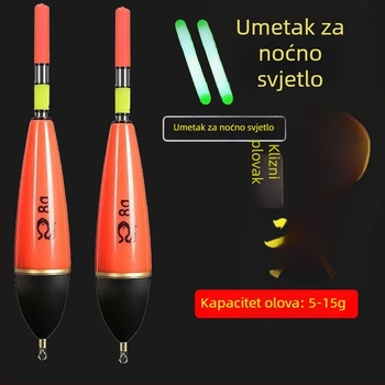 Svijetleći kapljasti plutač za rock ribolov, dugi zabačaji, klizna plutača za morsku štapu
