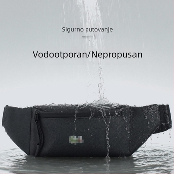 Muška moderna pojasna torba, svestrana crossbody torba za sport i putovanja od najlona, velikog kapaciteta