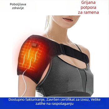 USB električna grijana podloga za rame za terapiju periarteritisa ramena, zagrijavanje i topli kompres, samonagrađujuća podloga za rame