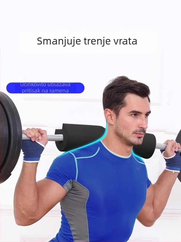 Univerzalne jastučiće za ramena za šipku, jastučić za vrat pri čučnju, zaštitna fitness oprema s debelim pjenastim jastučićem