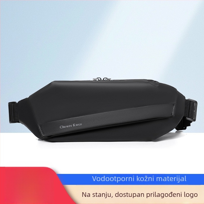 Muška crossbody torba za prsa, vodootporna s magnetskom kopčom — višenamjenska za vanjske aktivnosti