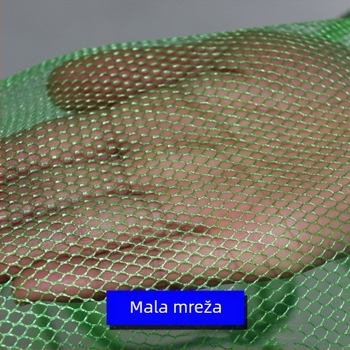 Najlon torba s mrežom za ribe i škampe, s finim mrežama, sklopiva mreža za sušenje i uzgoj škampi