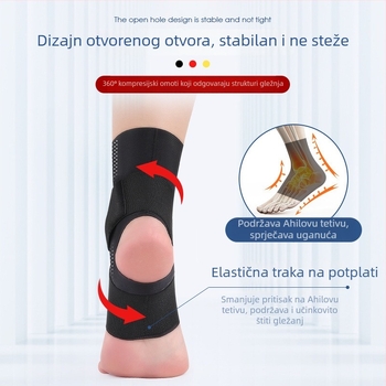 Stabilizator gležnja Zhuo Chen za trčanje i sport, prozračna zaštita, podrška i fiksacija gležnja.