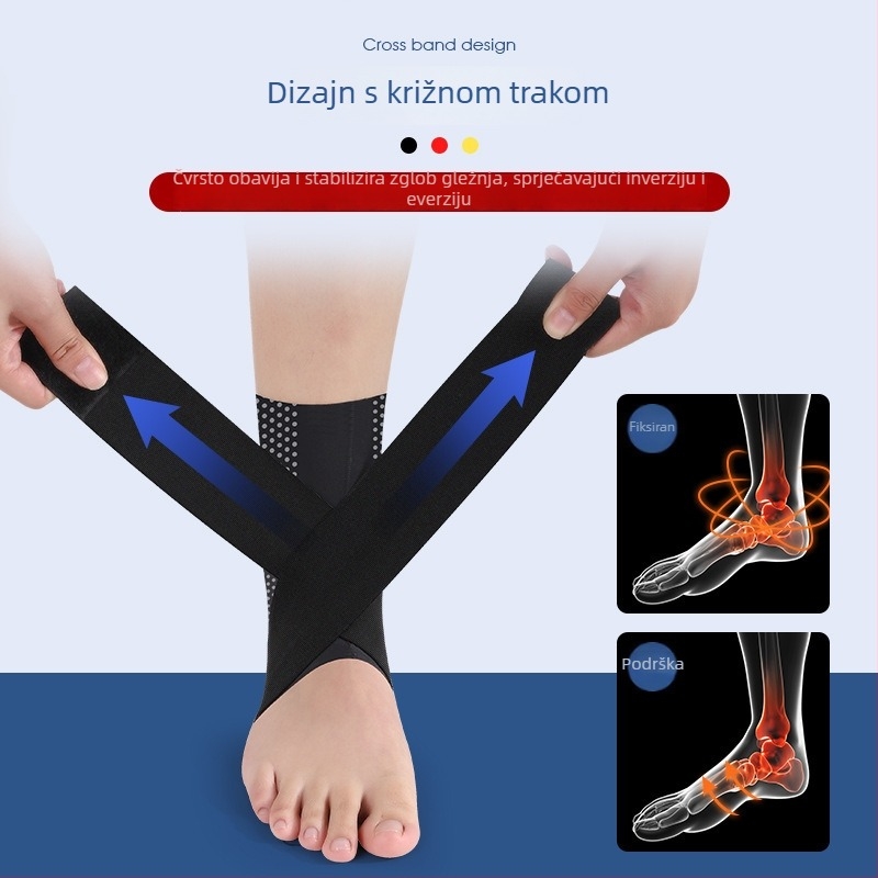 Stabilizator gležnja Zhuo Chen za trčanje i sport, prozračna zaštita, podrška i fiksacija gležnja.