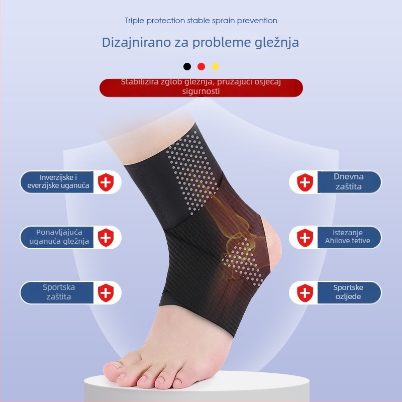 Stabilizator gležnja Zhuo Chen za trčanje i sport, prozračna zaštita, podrška i fiksacija gležnja.