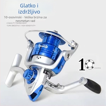 Ribarske role: Spinning role, role za najlon i mamce, morska role, duža bacanja, s metalnim jezgrom