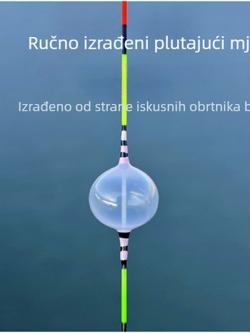 Yihu Bublasti plutac za struje — ručno oblikovan, visoka osjetljivost, debeli plutac za plitke vode