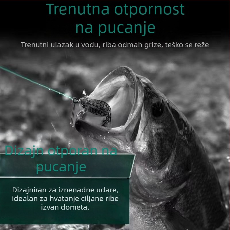 Premium ultra mekana karbonska glavna linija za morski ribolov