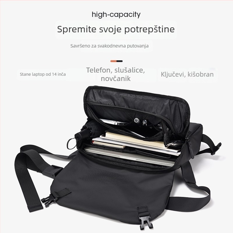 Sika unisex crossbody torba – Oxford materijal, prozračna, vodootporna, ultra lagana, model 069, za vanjske sportove