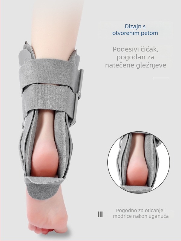 Naduvljivi gležni ortoz s airbagom za podršku pri uganu gležnja, stabilizaciju zgloba i korekciju varus/valgus