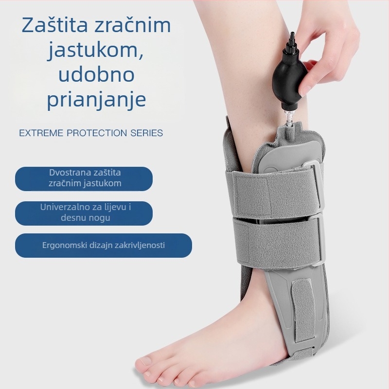 Naduvljivi gležni ortoz s airbagom za podršku pri uganu gležnja, stabilizaciju zgloba i korekciju varus/valgus