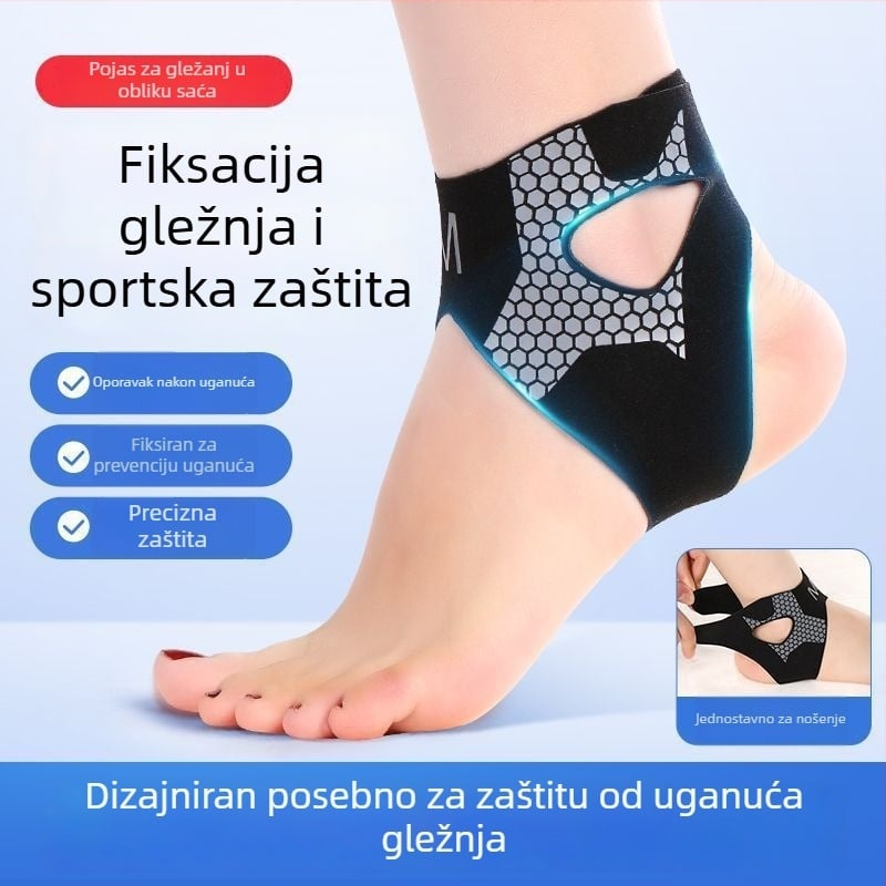 Profesionalna ortoza za gležanj protiv uganuća, prozračna, za planinarenje i trčanje