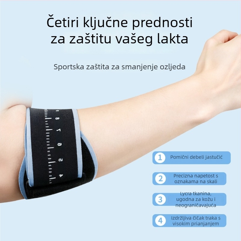 Unisex zaštita lakta za tenis i badminton, profesionalna zaštitna oprema, kompresijski pojas