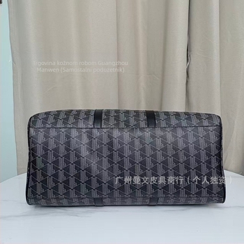 Unisex putna torba, kapacitet 20–35 L, PVC tijelo s teksturom Lychee kože, geometrijski uzorak, odvojeni odjeljak za cipele