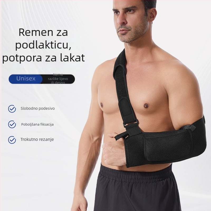 Lagani, prozračni kaiš za podlakticu s podesivim fiksiranjem, zaštita ruke i ramena