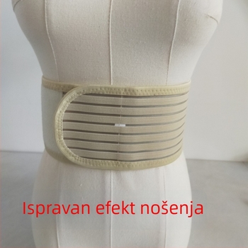 Prozračan pojas za struk s podrškom za trbuh, pogodan za fitness, ples i sport