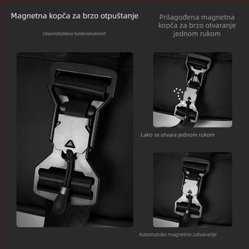 Muška mini crossbody torba – svakodnevna, višefunkcionalna, velika kapaciteta